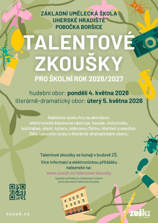 Talentové zkošky ZUŠ